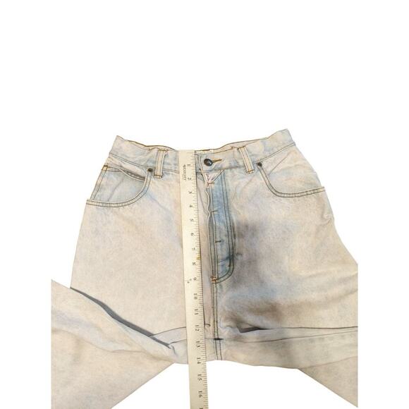 Vintage 80s Bugle Boy Tapered Leg Light Wash Mom Jeans 27 X 30 U - Picture 7 of 13